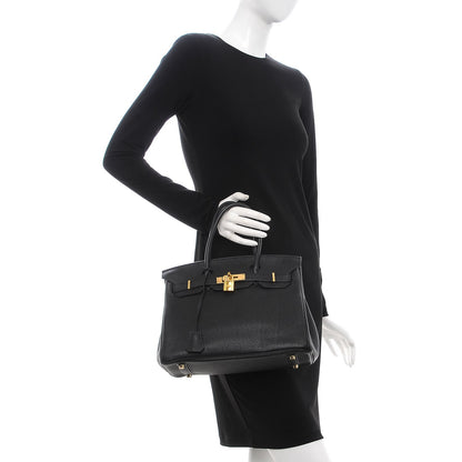 Hermes Togo Birkin 30 Black 2 of 31