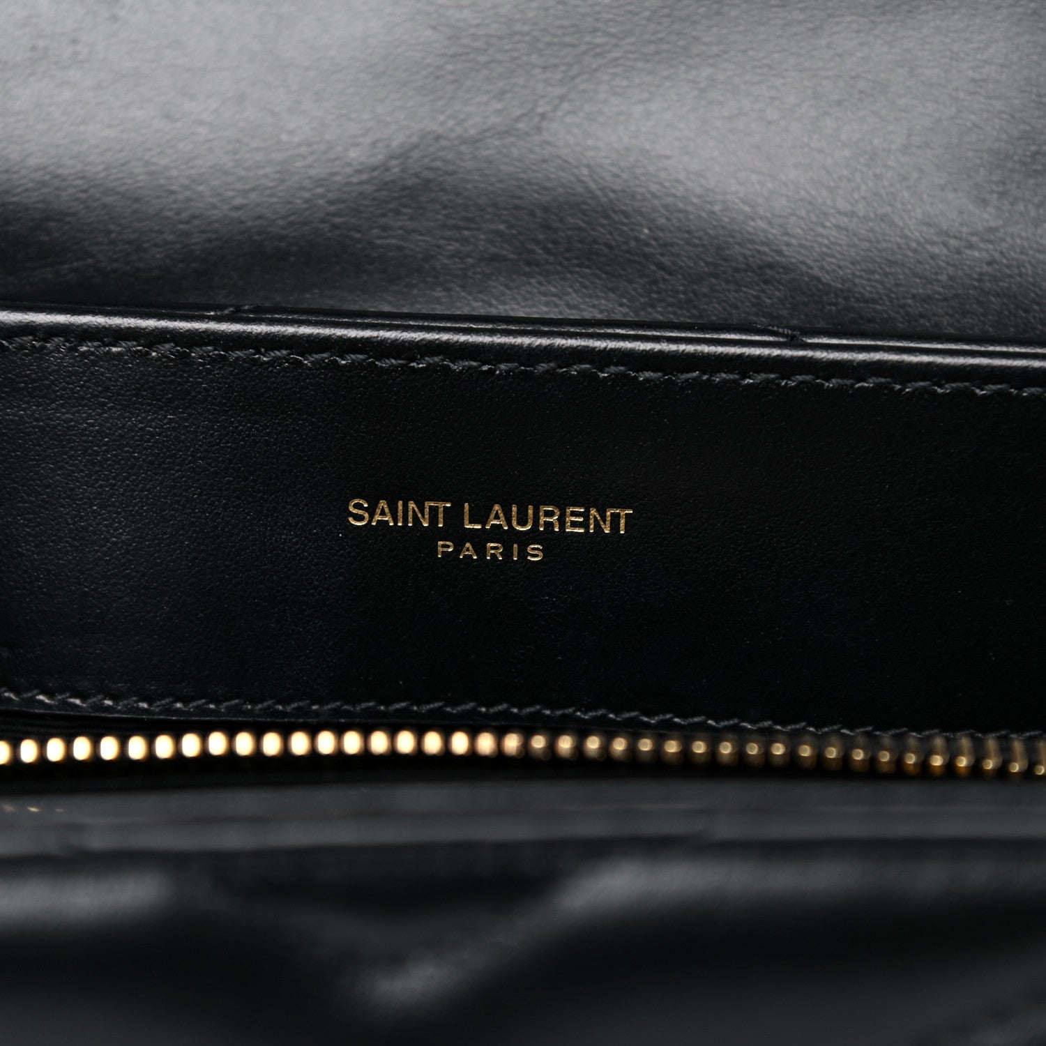 Saint Laurent Calfskin Y Quilted Monogram Small Loulou Chain Satchel Black 6 of 11