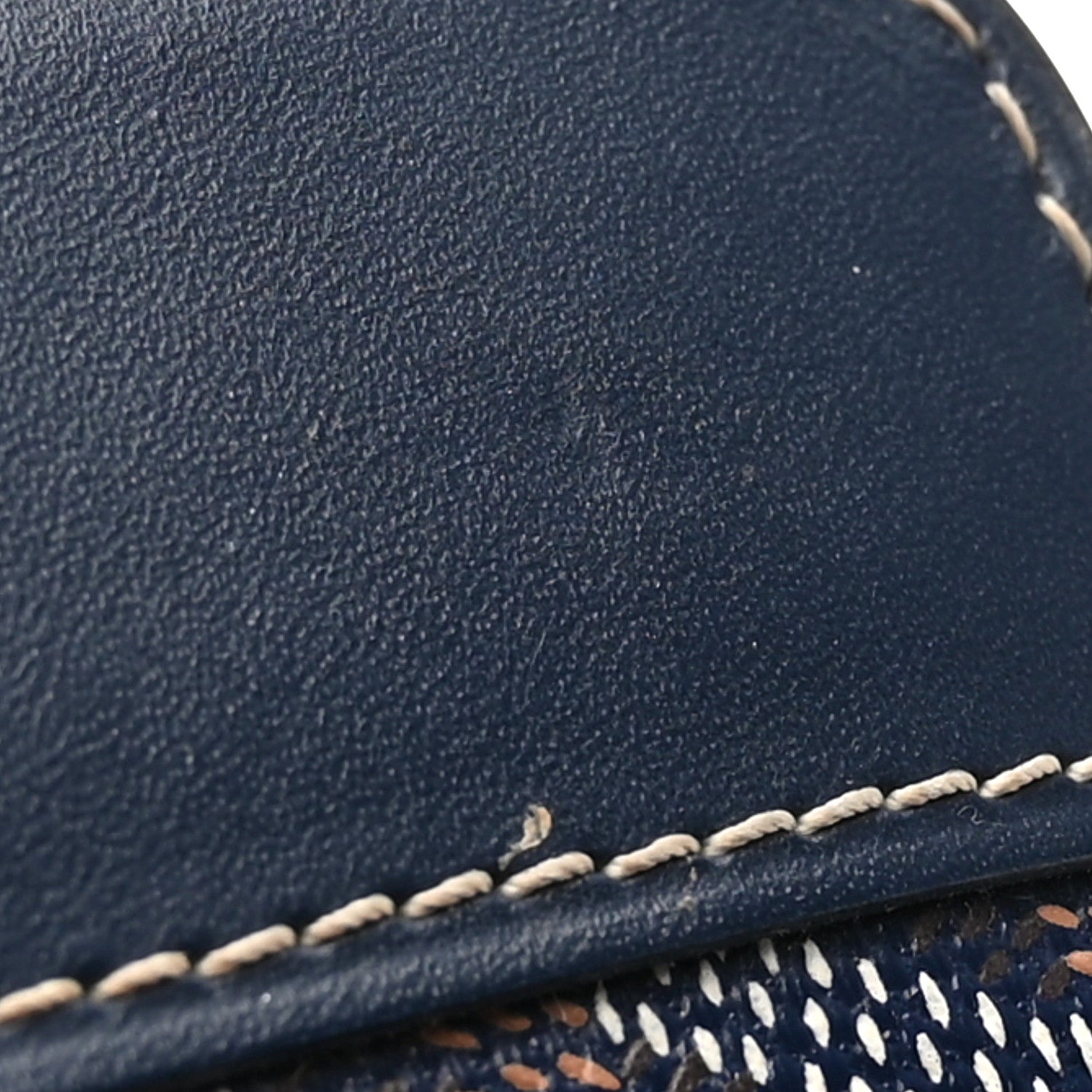 Goyard Goyardine Matignon Zip Around GM Wallet Blue 8 of 8