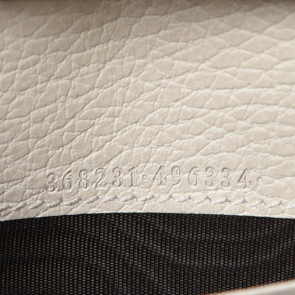 Gucci Dollar Calfskin Mini Swing Wallet Bag Mystic White 7 of 8