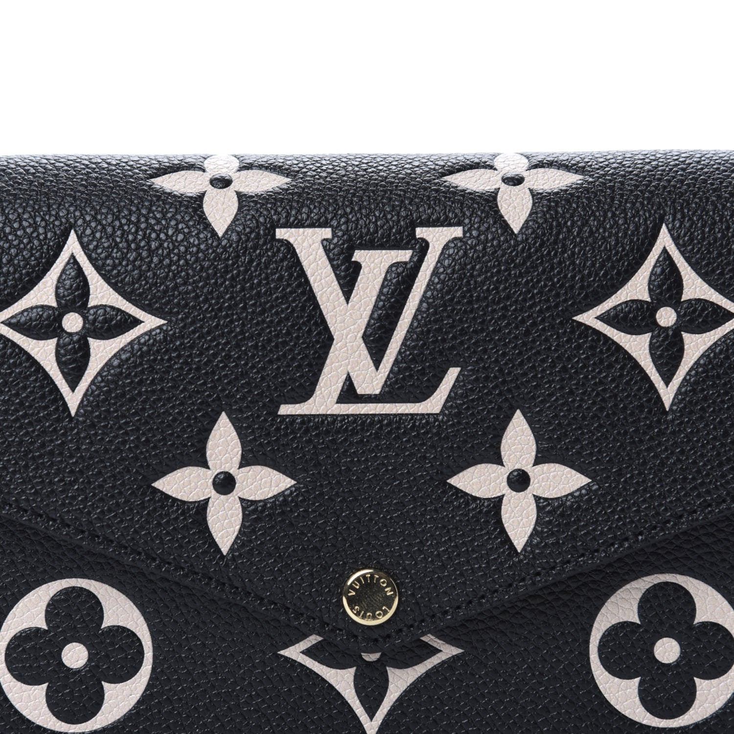 Louis Vuitton Empreinte Monogram Giant Felicie Pochette Black Beige 10 of 10