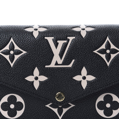 Louis Vuitton Empreinte Monogram Giant Felicie Pochette Black Beige 10 of 10
