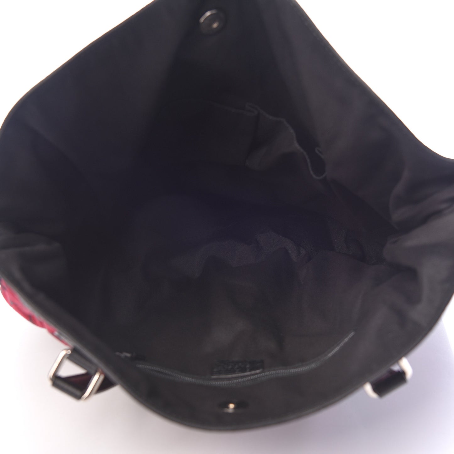 Monogram Full Moon Tote Red Black