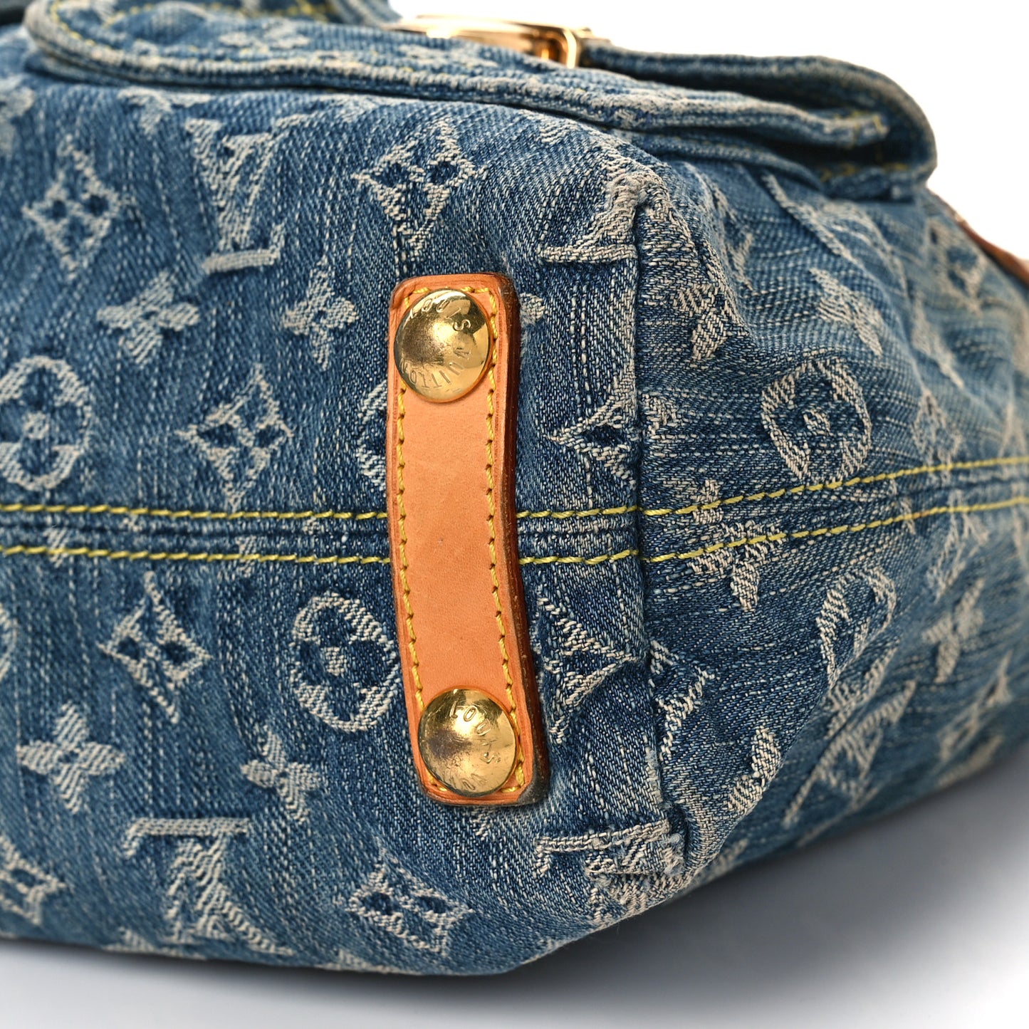 Monogram Denim Baggy PM Blue