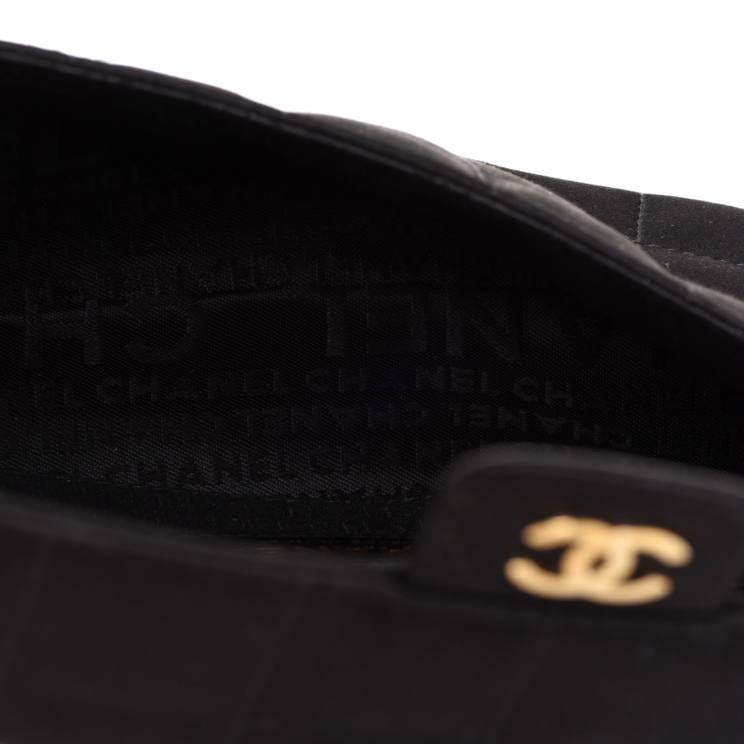 Chanel Satin Chocolate Bar Quilted Rectangular Mini Flap Black 5 of 11