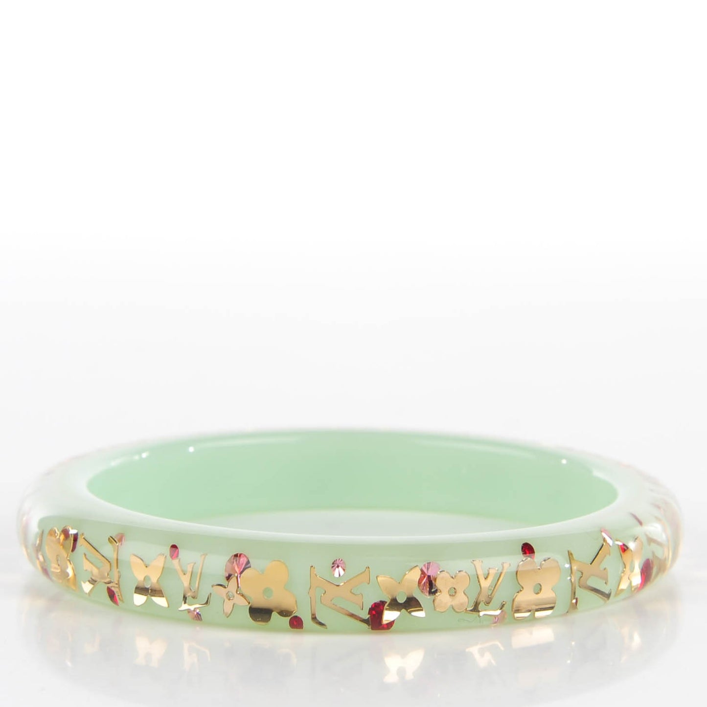 Resin Swarovski PM Inclusion Bracelet M Peppermint