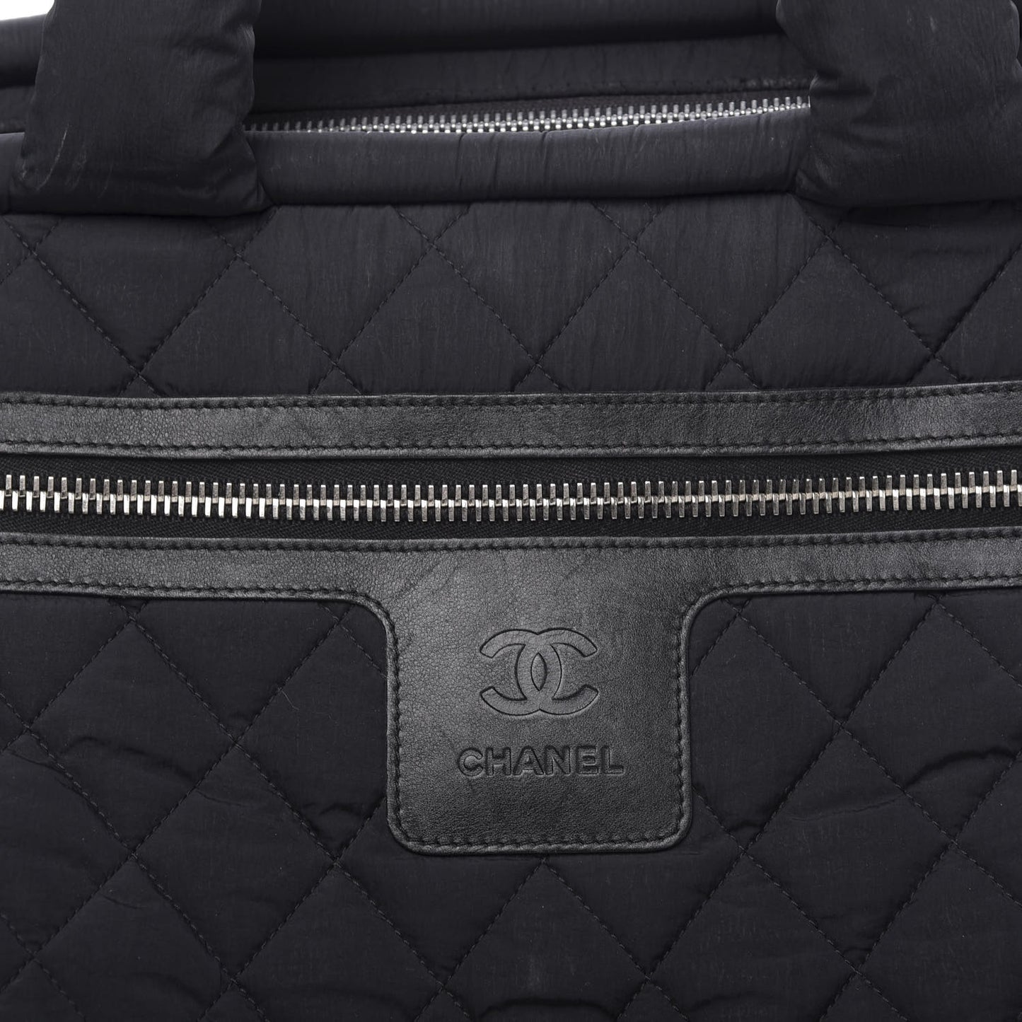 Nylon Quilted Coco Cocoon Trolley Black