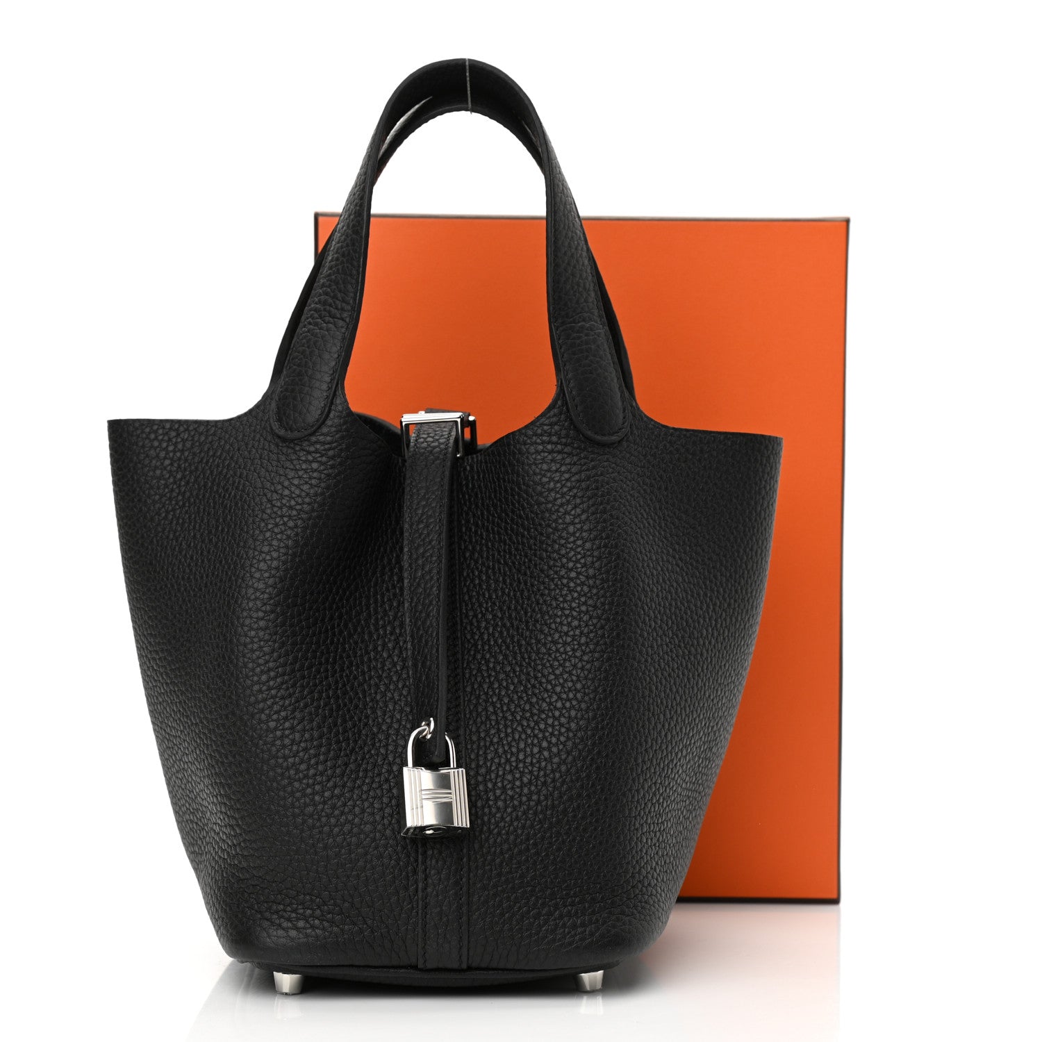 Hermes Taurillon Clemence Picotin Lock 18 PM Black 11 of 11