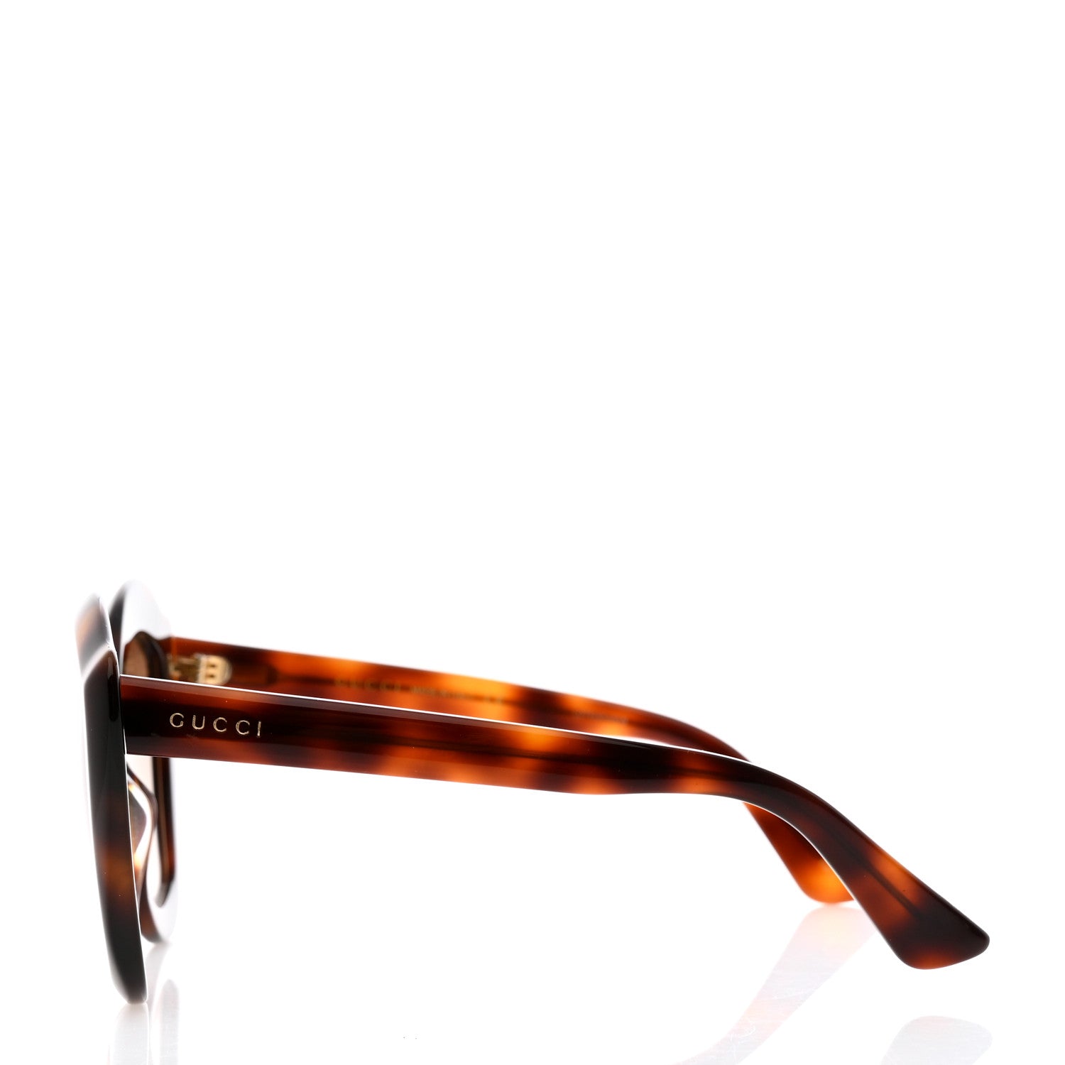 Gucci Cat Eye GG0117S Sunglasses Tortoise 3 of 8