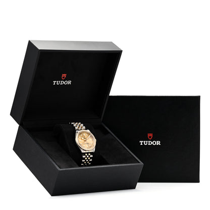 TUDOR Stainless Steel 18K Yellow Gold Diamond Bezel 36mm Black Bay Automatic Watch Champagne 79653 5 of 5