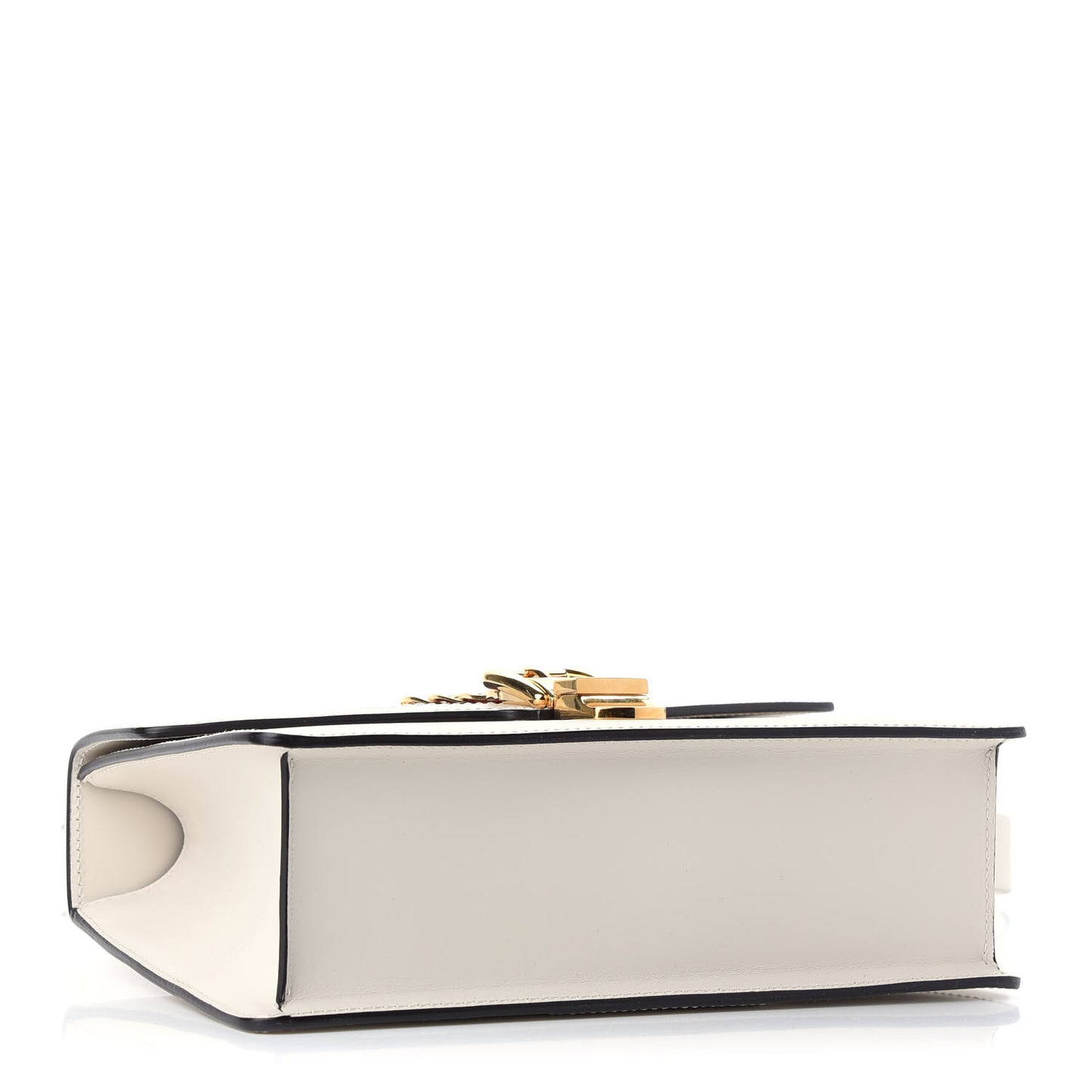 Calfskin Small Sylvie Shoulder Bag Off White