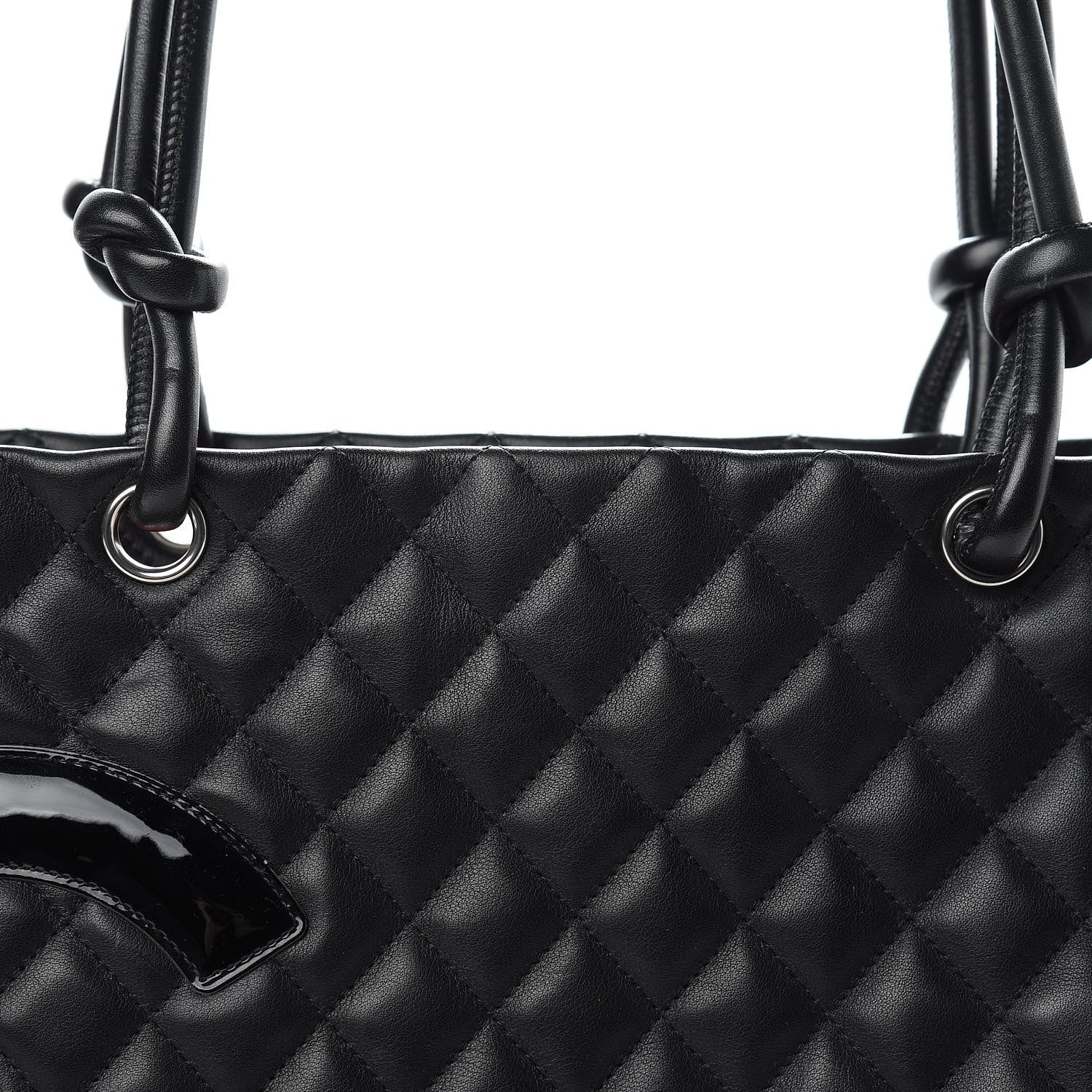 Chanel Calfskin Quilted Large Cambon Tote Black 8 of 13