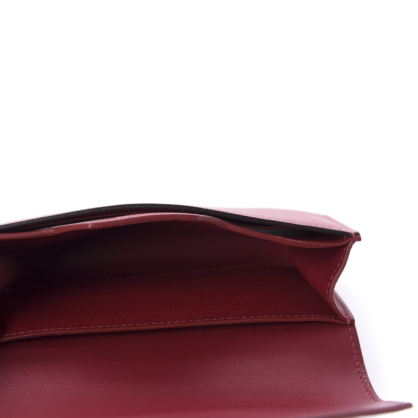 Evercolor Short Passant Wallet Rouge Grenat