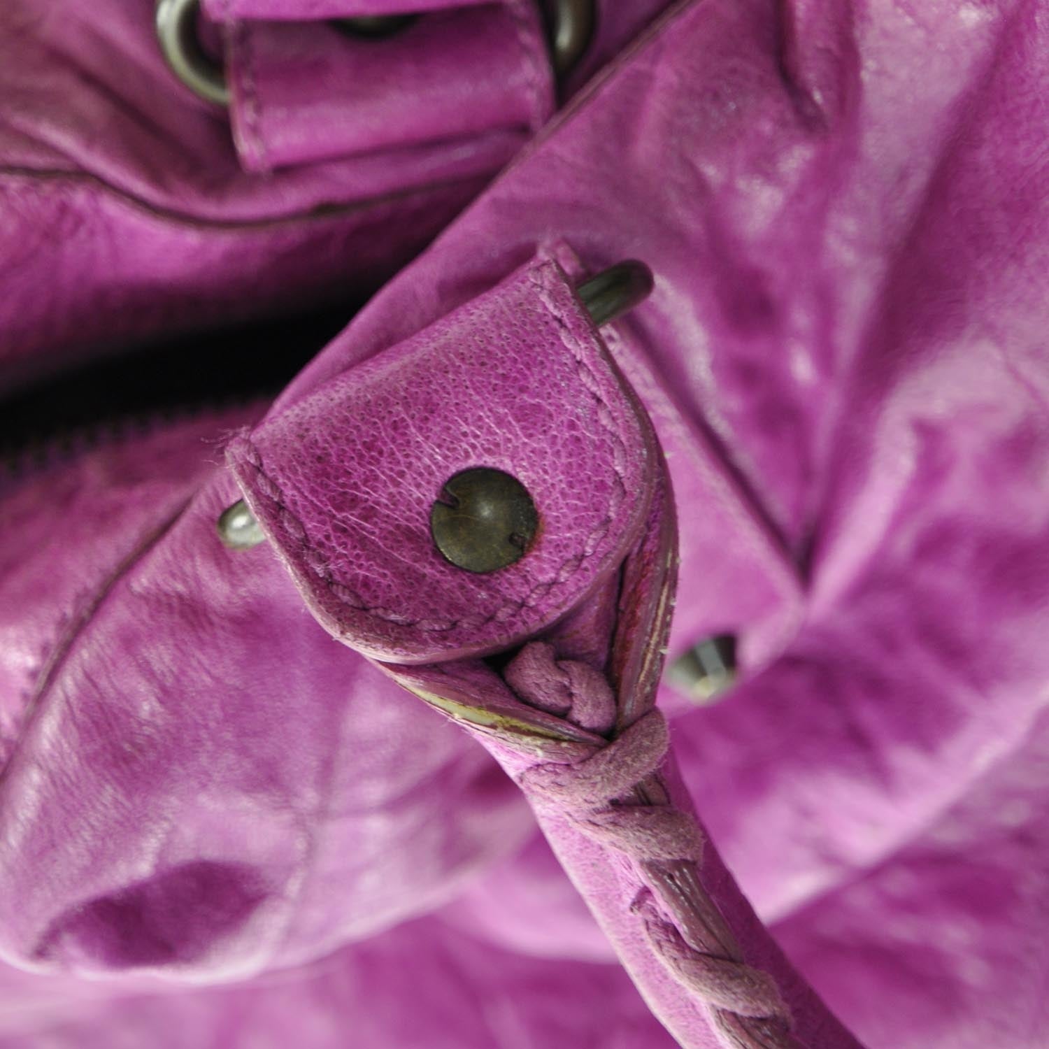 Balenciaga Agneau Weekender Amethyst 11 of 12