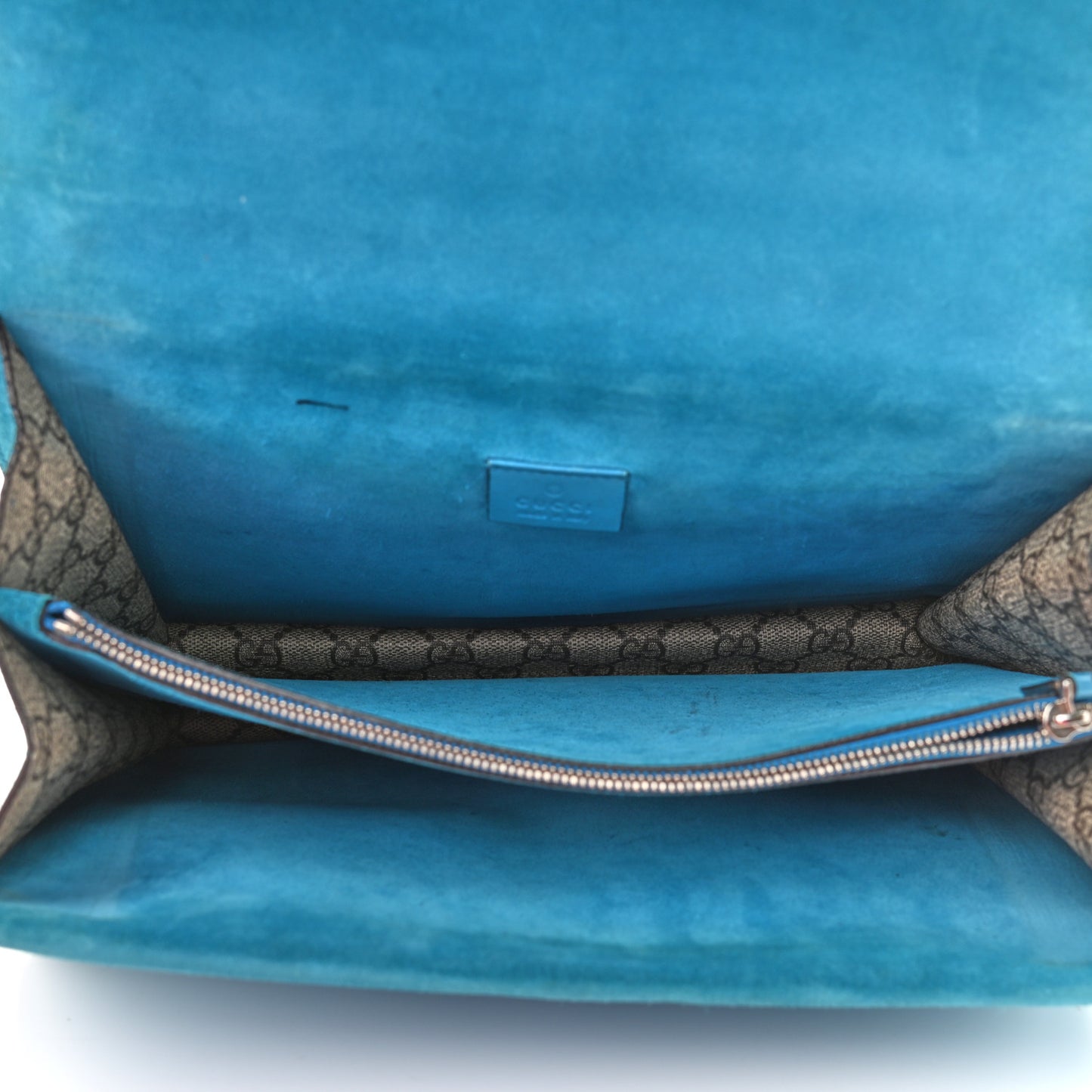 GG Supreme Monogram Medium Dionysus Shoulder Bag Blue