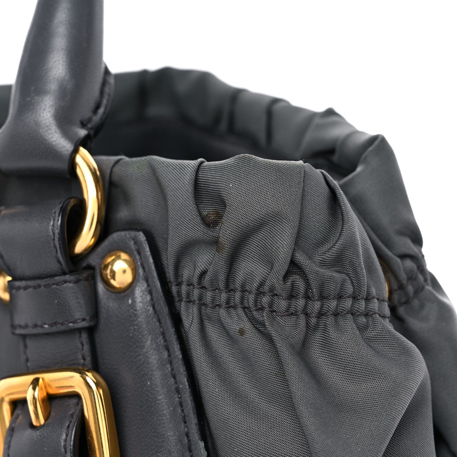 Prada Tessuto Nylon Gaufre Tote Fumo 25 of 26