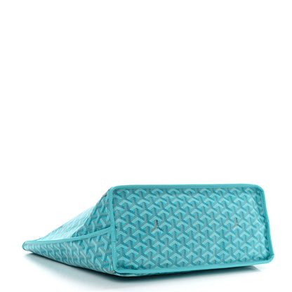 Goyard Goyardine Embroidered Flamingo Reversible Anjou PM Sky Blue 4 of 12
