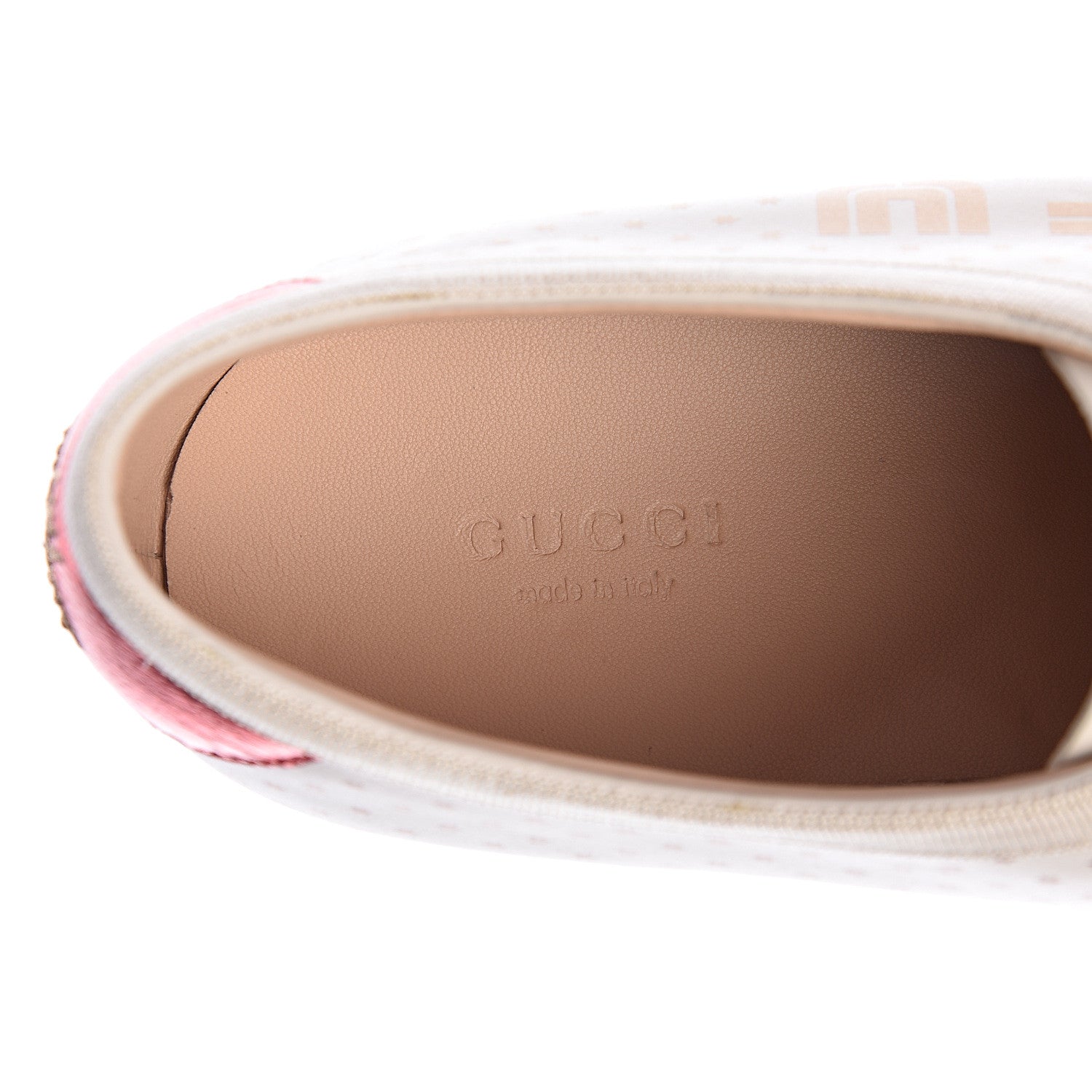 Gucci X SEGA Calfskin GUCCY Stars Womens Falacer Sneakers 42 White 8 of 12