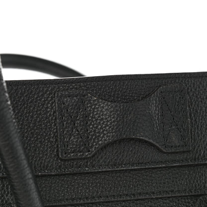 Celine Drummed Calfskin Mini Luggage Black 14 of 15