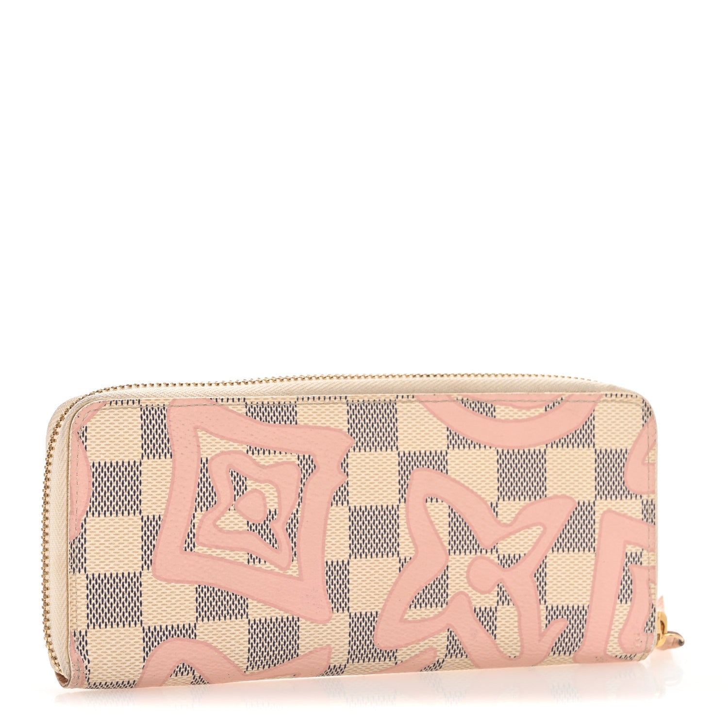 Louis Vuitton Damier Azur Tahitienne Clemence Wallet 3 of 11