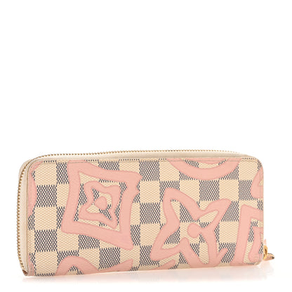 Louis Vuitton Damier Azur Tahitienne Clemence Wallet 3 of 11