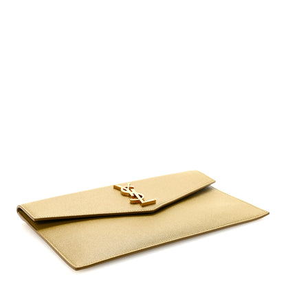 Saint Laurent Grain De Poudre Uptown Pouch Olive Drab 4 of 6