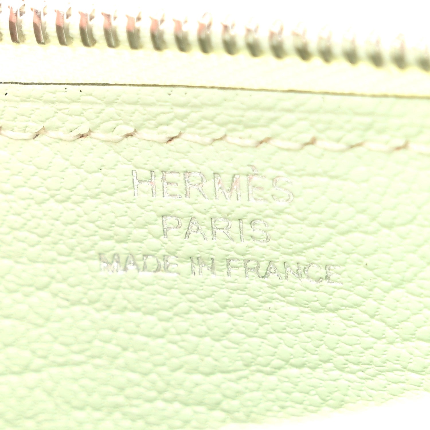 Hermes Chevre Mysore Crocodile Compact Card Holder Vert Fizz Vert Comics Mushroom 6 of 8