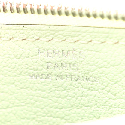 Hermes Chevre Mysore Crocodile Compact Card Holder Vert Fizz Vert Comics Mushroom 6 of 8