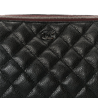 Chanel Caviar Quilted Cosmetic Case Black 8 of 10