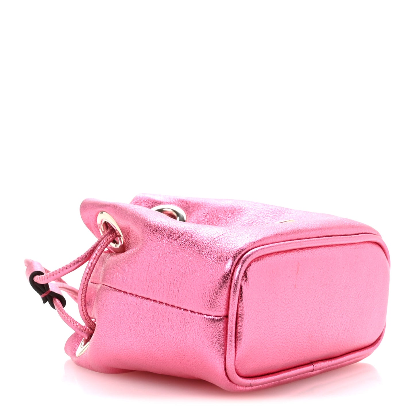 Metallic Nappa Mini Marcheline Shoulder Bag Peony