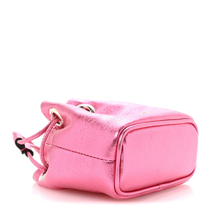 Jimmy Choo Metallic Nappa Mini Marcheline Shoulder Bag Peony 7 of 21