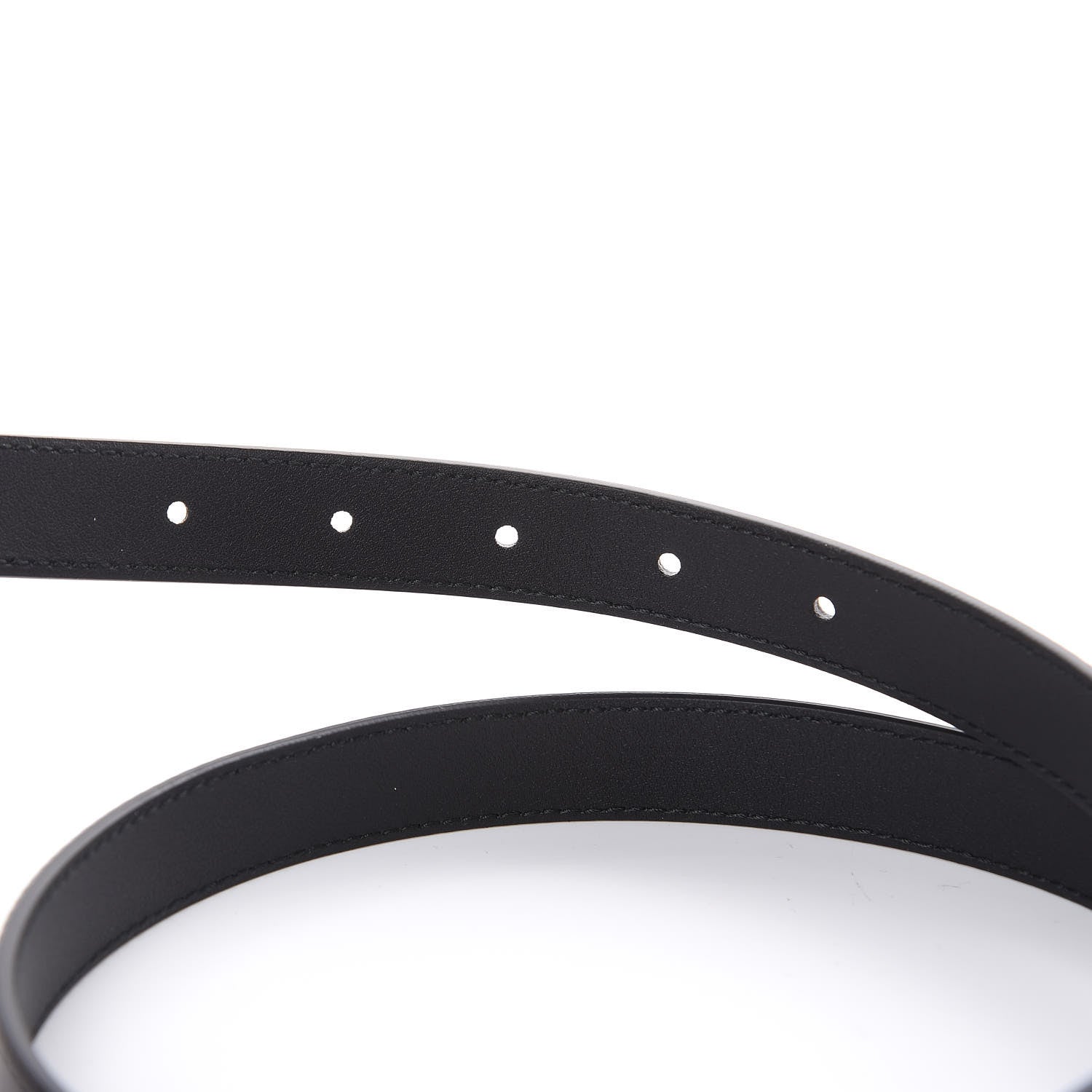 Gucci Calfskin Double G 20mm Belt 85 34 Black 4 of 6