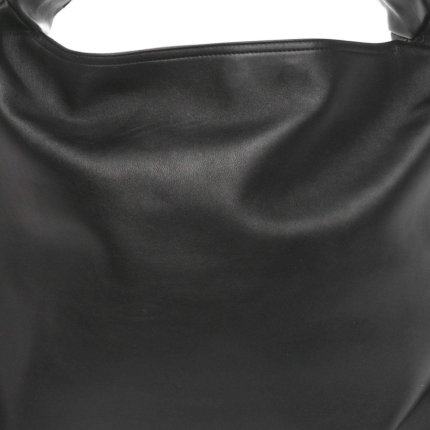 Silky Calfskin Large Hop Black