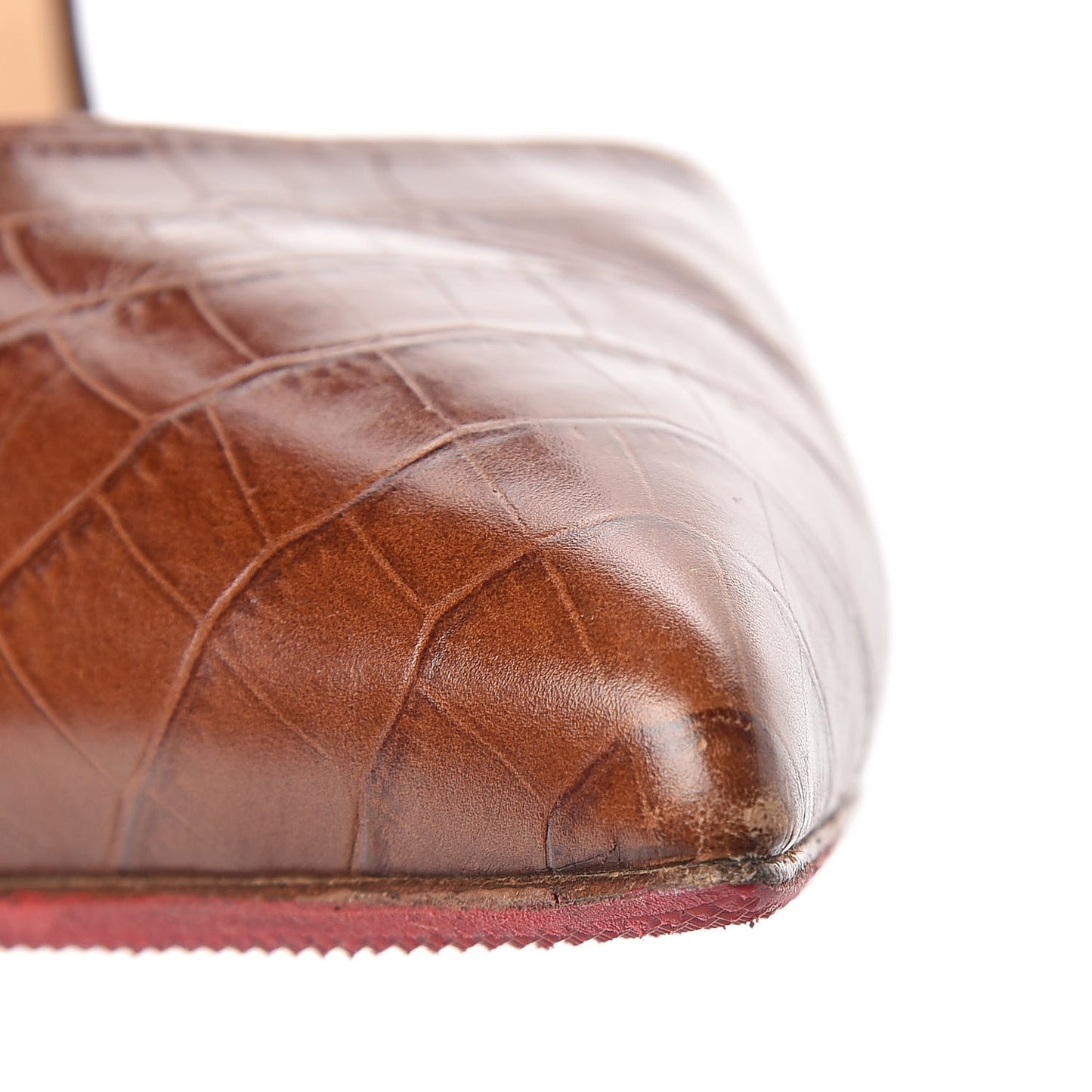 Calfskin Nil Harler 100 Ankle Strap Pumps 41 Cuoio