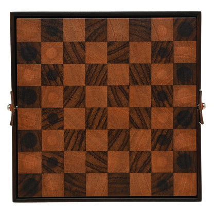 Hermes Sapodilla Cassia Wood Mini Samarcande Chess Game 4 of 8