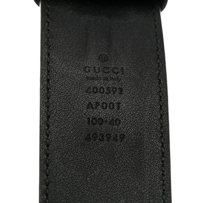 Gucci Calfskin Double G 40mm Belt 100 40 Black 3 of 6