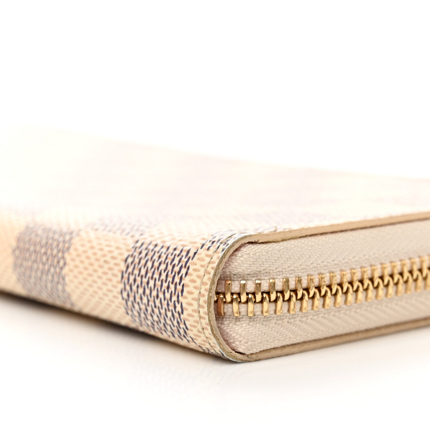 Damier Azur Clemence Wallet Rose Ballerine