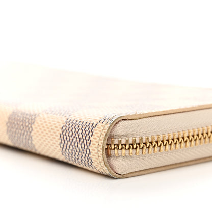 Louis Vuitton Damier Azur Clemence Wallet Rose Ballerine 9 of 10