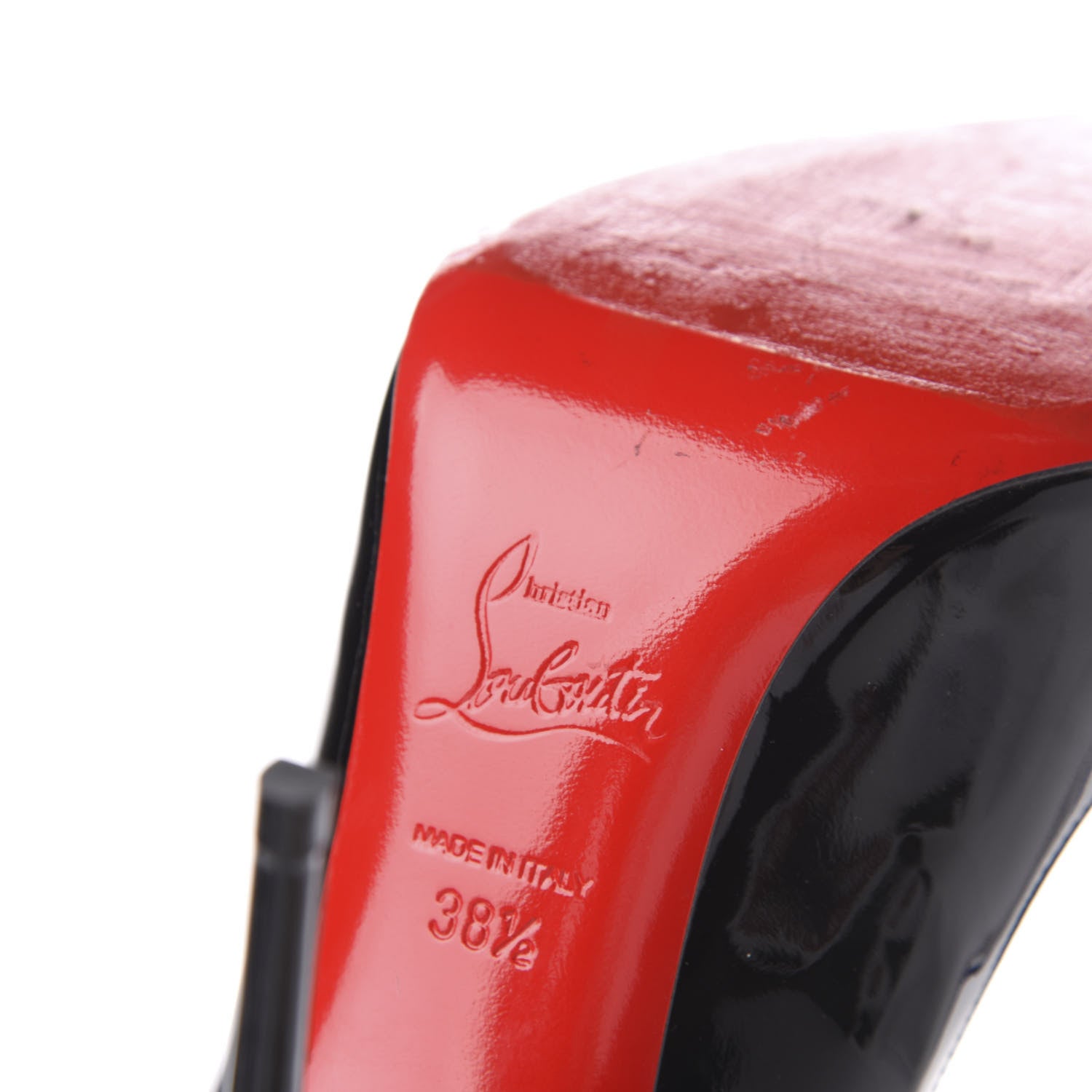 Christian Louboutin Patent Pigalle Follies 100 Pumps 38.5 Black 7 of 9