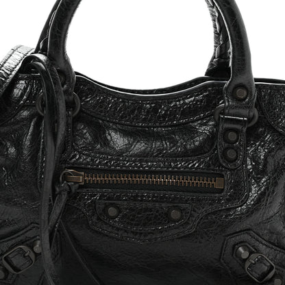 Balenciaga Agneau Arena Classic Hardware Nano Le City Black 8 of 11