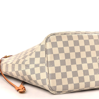 Louis Vuitton Damier Azur Neo Neverfull MM Rose Ballerine 8 of 12