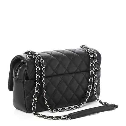 Chanel Caviar Quilted Medium Easy Flap Black 3 of 10