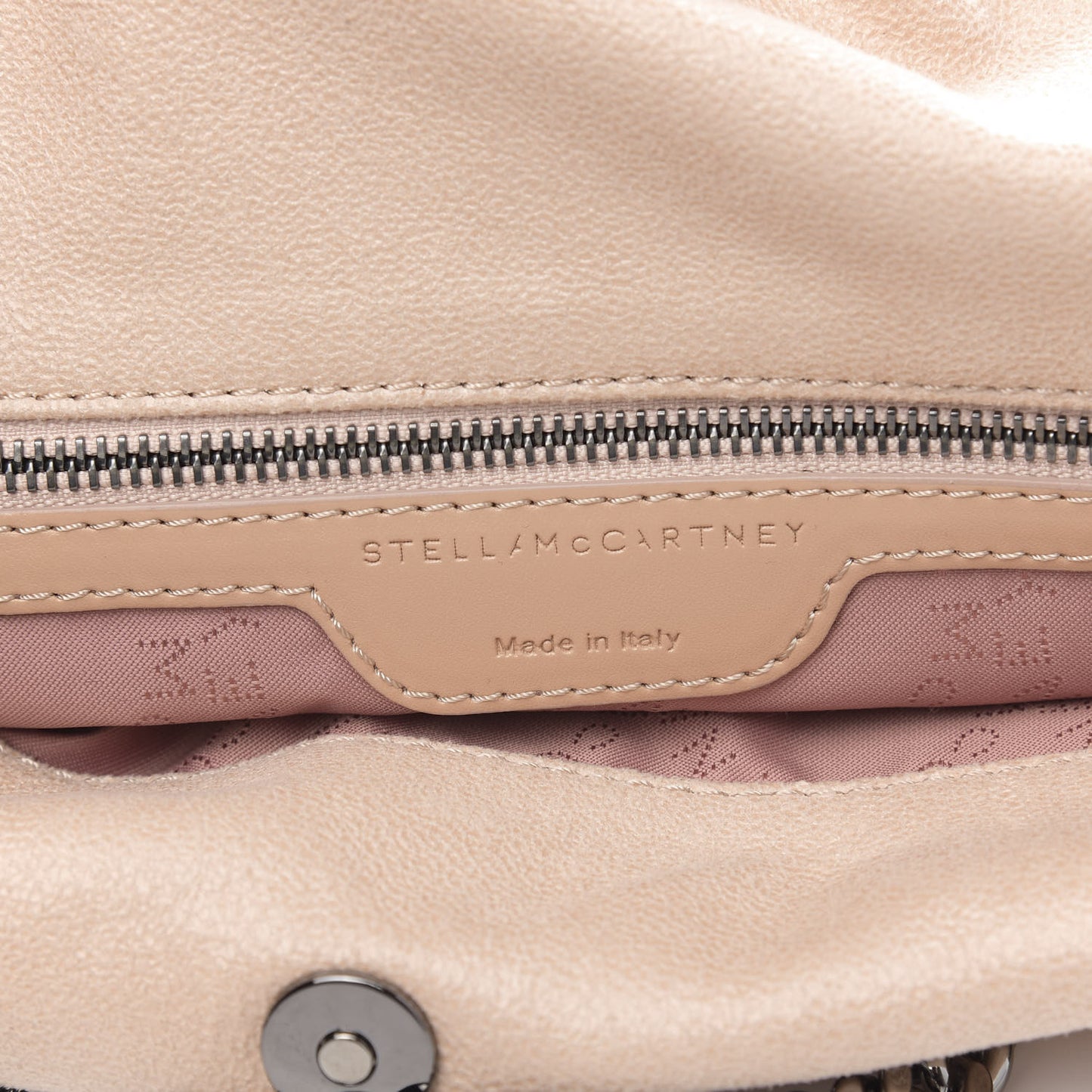 Shaggy Deer Mini Falabella Fold Over Tote Powder