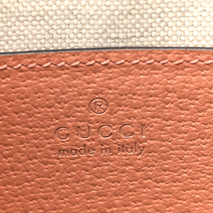 Gucci Monogram Textured Dollar Calfskin Ophidia Pouch Cloche Rose Pink 5 of 9