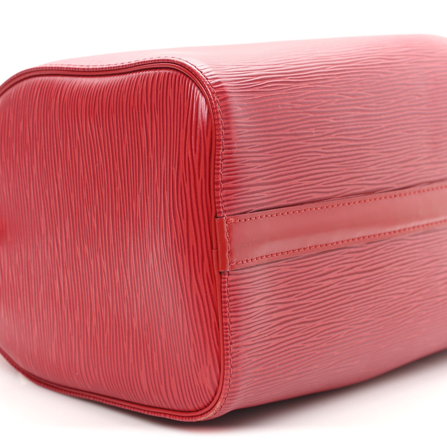 Louis Vuitton Epi Speedy 25 Castillan Red 9 of 10