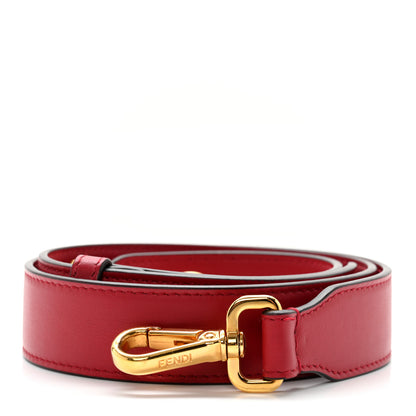 Fendi Calfskin Adjustable Strap You Red 1 of 9