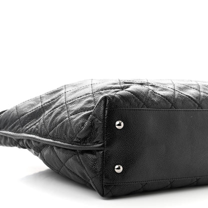 Chanel Caviar Quilted French Riviera Shoulder Bag Black 9 of 10
