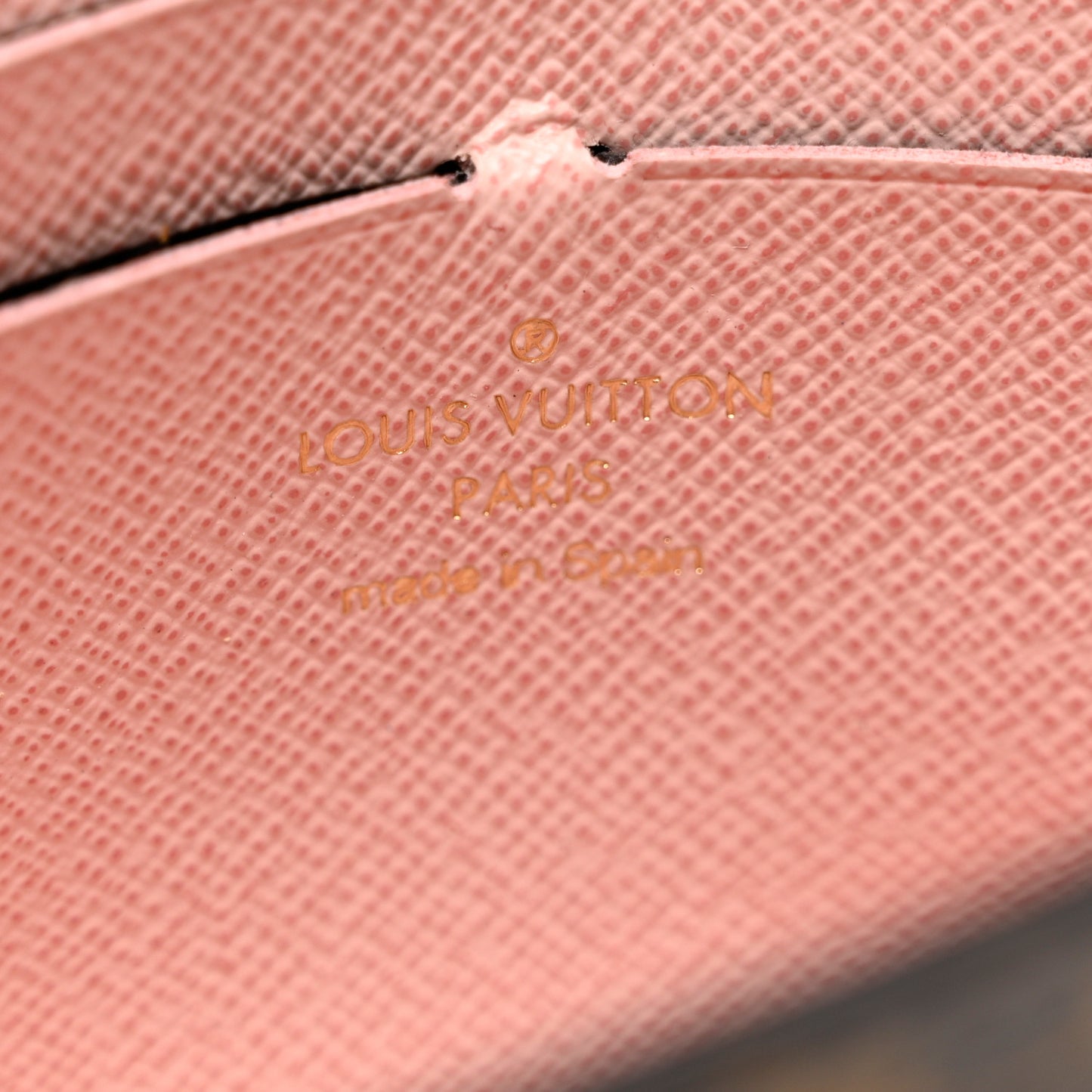 Monogram Jeanne Wallet Rose Ballerine