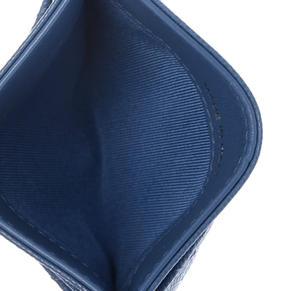 Chanel Caviar Quilted Card Holder Blue 5 of 9