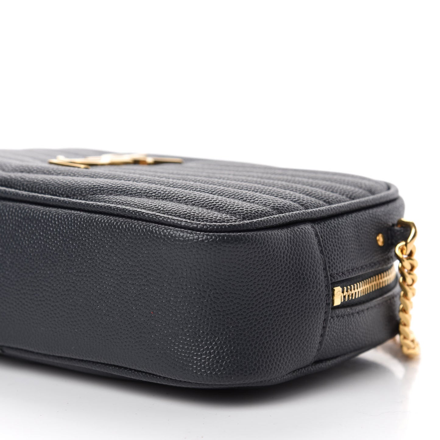 Grain De Poudre Matelasse Monogram Mini Lou Camera Bag Dark Smog